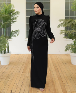 Abayas de invierno para reuniones festivas y abayas casuales de invierno para uso diario Long Flair Beautiful Abaya Designs - Product Image 3