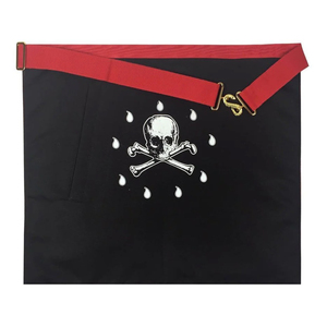 Tablier écossais maçonnique du Rite Écossais en cuir, tablier AASR et écharpe à prix raisonnable et service OEM personnalisé - Product Image 4