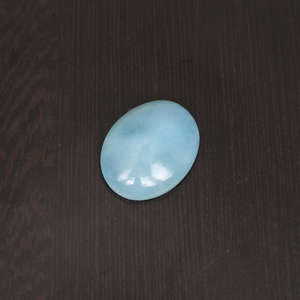 Cabochon ovale bleu 18x14mm aigue-marine naturelle 14.40cts pierres précieuses en vrac pour l'artisanat bijoux en argent - Product Image 3