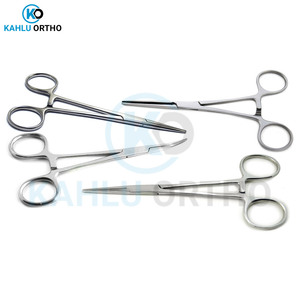 Kahlu คีมล็อกสเตนเลสสตีลทำมือออร์โทพีดิกส์อุปกรณ์จ่ายไฟด้วยมือคีมหนีบยุงที่ดีที่สุดมีคุณภาพสูง CE - Product Image 3