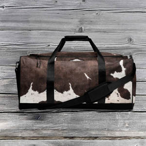 Wholesale Lightweight Eco-friendly Men's Vintage Style Cowhide Leather Duffle <b>Bag</b> Windproof Durable Weekender/<b>Sport</b> Zipper - Product Image 1