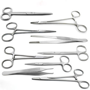 Juegos de disección Juego de 10 piezas Microcirugía Sutura Cirugía Kit médico Sutura Estudiantes Kit de instrumentos quirúrgicos veterinarios - Product Image 1