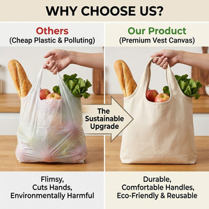 <span class=keywords><strong>กระเป๋า</strong></span>เสื้อกั๊กแ<span class=keywords><strong>บ</strong></span><span class=keywords><strong>บ</strong></span>หนาทนทาน SHINY  <span class=keywords><strong>กระเป๋า</strong></span>ผ้าแคนวาสรักษ์โลก  <span class=keywords><strong>กระเป๋า</strong></span>หูหิ้วแบ<span class=keywords><strong>บ</strong></span>ไดคัท  <span class=keywords><strong>กระเป๋า</strong></span>ผ้าฝ้ายสำหรั<span class=keywords><strong>บ</strong></span>ใส่ของ  เหมาะสำหรั<span class=keywords><strong>บ</strong></span>ร้านเบเกอรี่ ร้านหนังสือ และบรรจุภัณฑ์ - Product Image 2