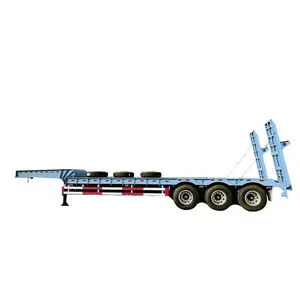 مقطورة نقل متينة تحتوي على 3 محاور لأغراض شحن المقطورات والشاحنات ذات السرير المنخفض للبيع