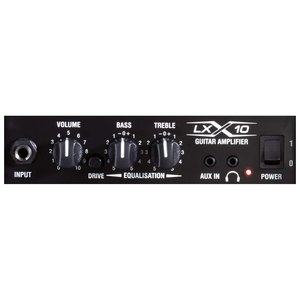 แอมป์กีตาร์ Laney Lx10 10W สีดำ พร้อมช่องต่อ Aux Input และปุ่มควบคุมระดับเสียง สำหรับฝึกซ้อมและใช้งานที่บ้าน - Product Image 4