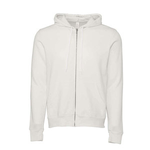 Venta al por mayor cremallera-Up 260gsm alta calidad invierno sudaderas con capucha polar OEM Logo colores personalizados algodón hecho Anti-Pilling - Product Image 6