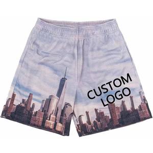 2025 pantalones cortos para hombre con estampado de sublimación gráfica, pantalones cortos para hombre, malla de doble capa, secado rápido, transpirable, verano, Unisex, pantalones cortos diarios - Product Image 6