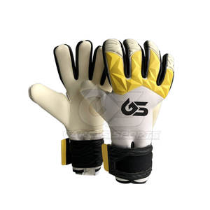 Guantes de portero de cuero de alta calidad profesional Nuevo diseño Transpirable Ligero Guantes de fútbol a prueba de viento - Product Image 1