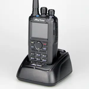 Anytone AT-D878UV زائد DMR لاسلكي للهواة HF جهاز الإرسال والاستقبال المزدوج الفرقة GPS و BT Comunicador اسلكية تخاطب