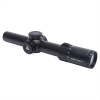 Lunette de tir Red Win Scarlet 1-8x24 FT LPVO à parallaxe extrêmement faible pour la lumière du soleil la plus forte, avec éclairage rouge à 6 niveaux