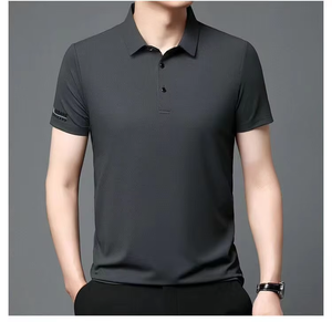 Estampado de animales Vintage de Color sólido personalizado para camiseta de Polo transpirable solapa bordada de gran tamaño nuevo diseño de algodón térmico para Pol - Product Image 5