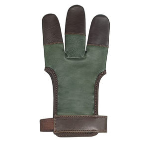 Unisex Archery Gloves Best Solid-Color Leather Design for Bow and Arrow Durable and Comfortable Gloves for Target Practice - Product Image 4