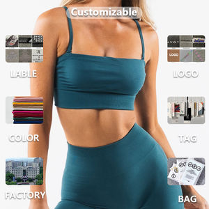 High Waistband Gym Clothes Female Activewear Adjust Strap Gym Bra Fitness 2 Piece Sets Gym Workout <b>Leggings</b> Sport Wear <b>for</b> <b>Women</b> - Product Image 6