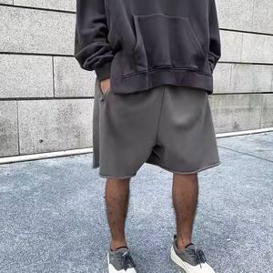 Plain Shorts Wholesale Zipper Pocket Workout Polyester Summer Custom Boxing Double <b>Layer</b> Custom Zips And Drawstring For Adults - Product Image 3