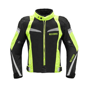 ชุดสูทคอร์ดูร่ามอเตอร์ไซด์ของผู้ชายแบบกำหนดเองระบายอากาศและกันลมมีสีพื้นและโลโก้ตามสั่งกันน้ำ - Product Image 2