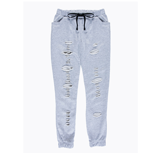 Pantalon de survêtement unisexe décontracté personnalisé, délavé au soleil, effet usé, en velours côtelé, coupe droite, écologique et respirant - Product Image 2
