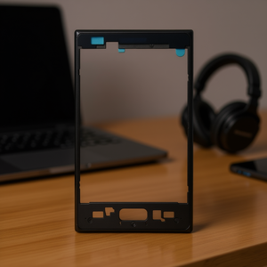 Coque supérieure noire pour LG E610 Optimus L5, gadget USB promotionnel - Product Image 3