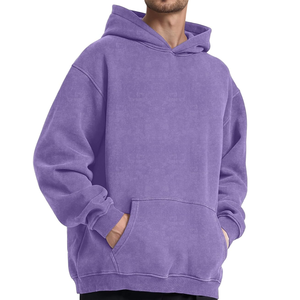 Sudadera con capucha bordada lavado ácido de invierno de nuevo estilo Sudadera con capucha OEM personalizada de la mejor calidad con algodón 100% de alta calidad - Product Image 5