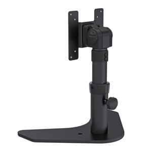 Support d'écran LCD pivotant à hauteur réglable, conforme TAA, max 8 kg, VESA 75/100 mm, noir gratuit, 200-250 mm, pour bureau et école - Product Image 4