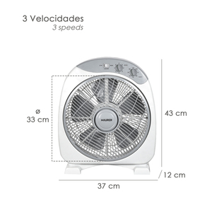 Ventilatore da soffitto Maurer Box O/ 30cm 40 Watt. 3 velocità - Product Image 2