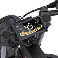 Bicicleta Eléctrica Ligera GT20 EBIKE de Carbono para Terreno Difícil, Motor en la Rueda Trasera de 2000W, Batería de Litio de 60V/48V, Alcance de 60 km