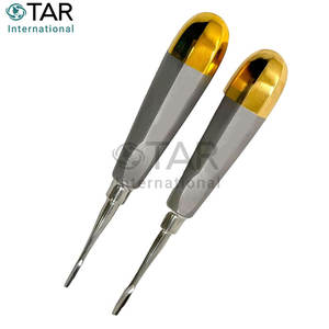 ชุดลิฟต์ฟัน2ซี่เครื่องมือทางการแพทย์ทางทันตกรรมด้านบนและล่าง3มม. และ4มม. ทำจากสเตนเลสสตีล - Product Image 3