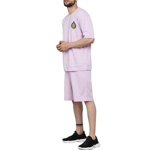 Conjunto de 2 piezas de manga corta deportiva informal de primavera y verano, Conjunto de camiseta y pantalones cortos, conjuntos cortos de diseño personalizado - Product Image 4