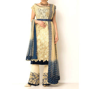 Robe de soirée style couleur personnalisée vêtements pour dames robes pakistanaises pour femmes robe de soirée en tissu de meilleure qualité pour dames - Product Image 1