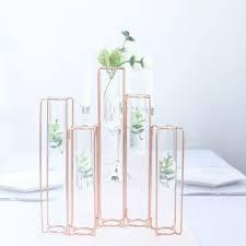 Best Selling Glass Flower Vase for Home Hotel Restaurant Decorative Flower Vase Decor Clear Color Modern Design Glass Plant Vase - Product Image 3
