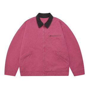 Chaqueta de Lona de Invierno Vintage para Hombre, Talla Grande, Cuello Camisero, Ropa de Trabajo Clásica de Algodón, Logotipo Personalizado OEM, Prenda Exterior de Moda - Product Image 4
