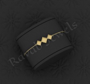 Charme en argent sterling 925 de haute qualité 2025, triangle, vide, personnalisable, pour bijoux commémoratifs, cadeau d'anniversaire ou de mariage - Product Image 3