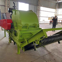 Broyeur à marteaux multifonctionnel Broyeur de bois mobile diesel agricole Broyeur de bois Déchiqueteur de bois Machine à scier comestible