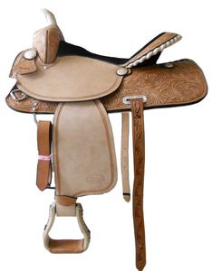 Arnés genuino más vendido de cuero Western Barrel Trail Horse Saddle con color y logotipo personalizables - Product Image 1