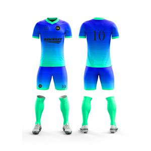 Conjunto de Uniforme de Fútbol para Entrenamiento y Partido |   Tallas para Hombre, Mujer y Jóvenes |   Ropa Deportiva Ligera de Secado Rápido al por Mayor - Product Image 4