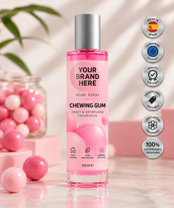 Spray Aromatizante para el Aire con Sabor a Chicle de Marca Privada 100ml OEM |   Spray Aromatizante para el Hogar con Aroma Dulce y Frutal |   España UE - Product Image 1