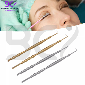 Outil de rehaussement de cils à double tête avec manche de différentes formes, outil premium pour extension et teinture des cils - Product Image 3