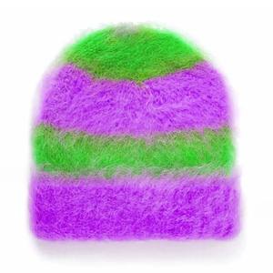 New Design Mohair Knitted <b>Winter</b> Beanie <b>Cap</b> Manufacturer <b>for</b> <b>Men</b> Rhinestone Beanie with Custom logo - Product Image 4