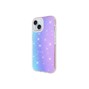 Coque en silicone MSRA Velle Glossy Color Gradient, protection arrière premium pour iPhone 15 A53 XR, protection pour téléphone portable - Product Image 3