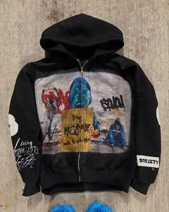 Sudadera con capucha y logotipo personalizado, traje de dos piezas, proveedor al por mayor, chándales con patrón cruzado de diamantes de imitación de algodón de alta calidad para mujer - Product Image 2