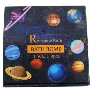 Bombes de bain sur le thème de la planète végétalienne non tachantes avec un long temps pétillant pour le corps relaxant - Product Image 6