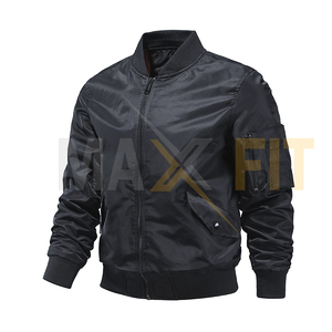 Venta al por mayor OEM moda abrigo bordado chaqueta de bombardero chaqueta de vuelo 2025 para los hombres Venta caliente chaquetas de buena calidad - Product Image 5