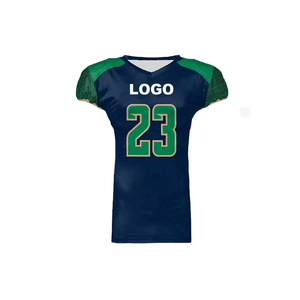 Nouveau maillot de football américain personnalisé en mesh avec logo d'équipe, respirant, uniformes de football américain pour l'entraînement et les matchs - Product Image 2