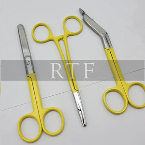 ชุดกรรไกรพยาบาลสแตนเลสพร้อมคีมห้ามเลือดกรรไกรทางการแพทย์และที่หนีบสำหรับพยาบาลโดยวัตถุดิบจนถึงละเอียด - Product Image 2