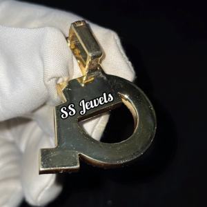 Pendentif Hip Hop en argent 925 personnalisé pour homme avec fauteuil roulant pour lui de la collection Colliers Moissanite - Product Image 5