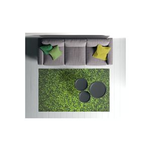 Alfombra de poliéster hecha a mano de Jacquard, alfombra de habitación rectangular grande con motivo abstracto de hierba verde impresa Digital para sala de estar y dormitorio - Product Image 1
