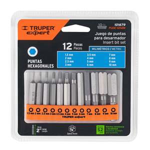 Set di 12 punte esagonali, lunghezza mm, 2', Scatola Expert da 6, 101679 - Product Image 3