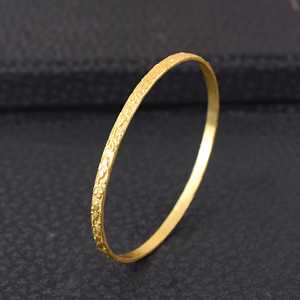 Brazalete de apertura de bisagra de alta calidad para mujer, brazalete con revestimiento de oro de 18 quilates para mujer y Dama - Product Image 6