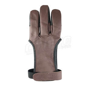 Gants de tir à l'arc avec logo personnalisé en gros Nouveaux gants de tir sportif en cuir au prix d'usine - Product Image 3
