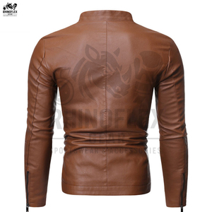 <b>Winter</b> <b>Leather</b> <b>Jacket</b> For Men Stylish All Sizes With Customized Logo And Privet Label <b>Leather</b> <b>Jacket</b> With Zipper - Product Image 6