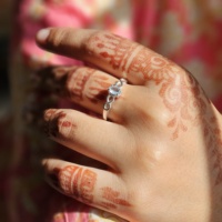 Bague en argent sterling avec topaze bleue et quartz, sertie de griffes, pour fiançailles, anniversaire, cadeau de mariage